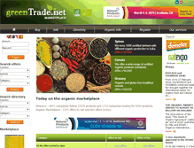 Tablet Screenshot of greentrade.maxii.net